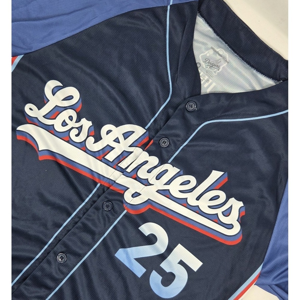 Los Angeles Dodgers Edman #25 Korean Heritage Night Jersey Unisex Medium